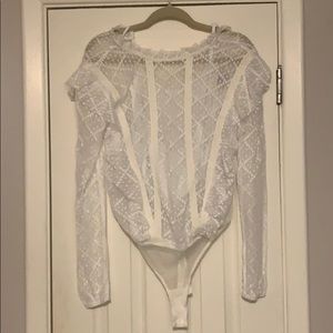 Free People Body Suit Blouse